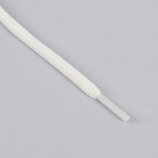 Цена за 25 шт. Шнурки для обуви, пара, круглые, d = 6 мм, 120 см, фасовка 25 шт, цвет белый - Simaland фото 3