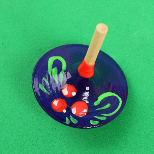 Каталка-волчок, с росписью, МИКС