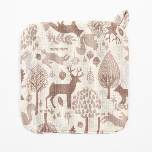 Набор кух. Доляна Forest dwellers: варежка 20х27 см, прихватка 19х19 см, 100% хл  фото 5