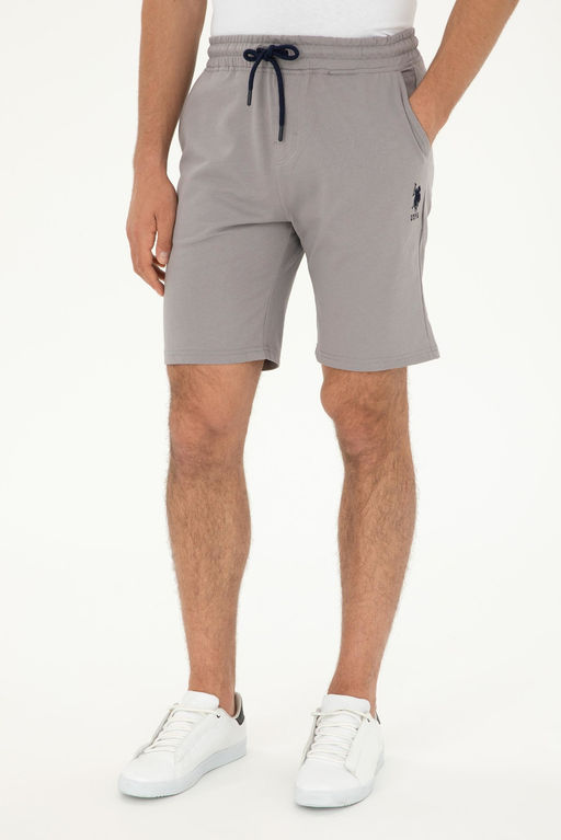 Мужские темно-серые вязаные шорты - U.s. polo assn фото 2