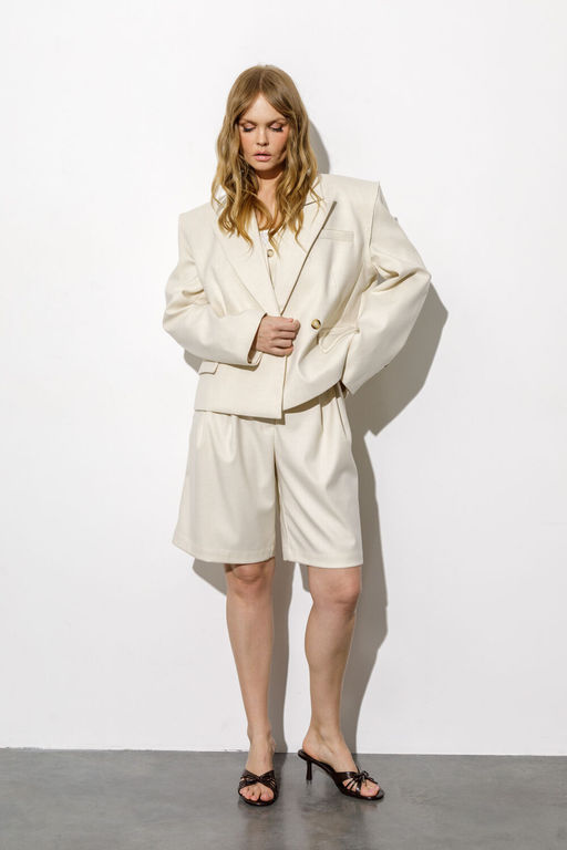 Жакет Pirs 6752 светло-бежевый меланж