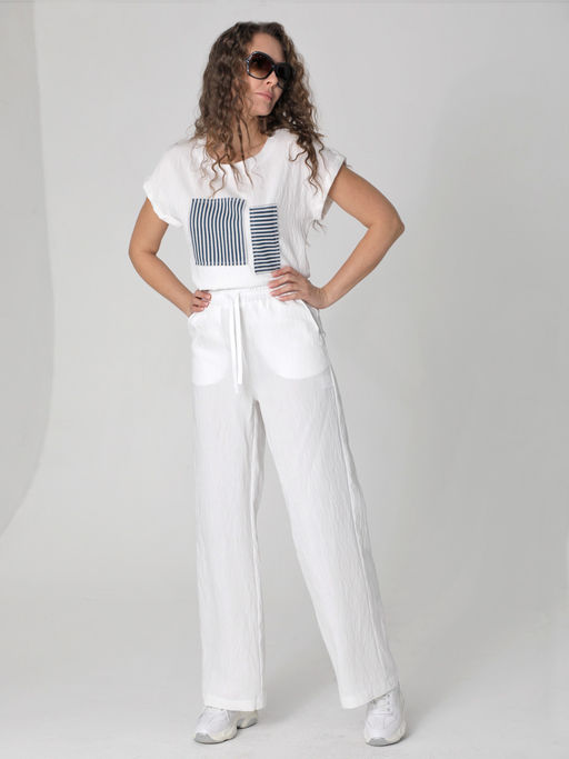 25245 Брюки белый