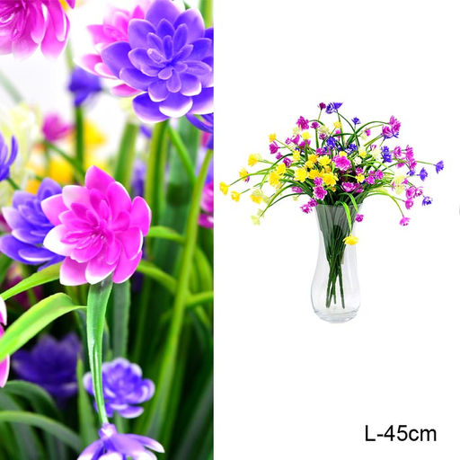 Цена за 2 шт. Цветок искусственный Полевой букет 45 см / 6A30485-820 /уп 2/200/800/ - Галеонтрейд фото 2