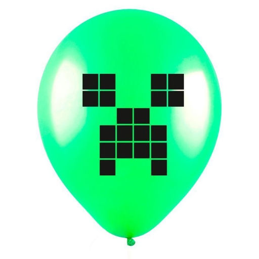 Шар латексный 12" «Пиксели», пастель, 2-сторонний, набор 5 шт., МИКС