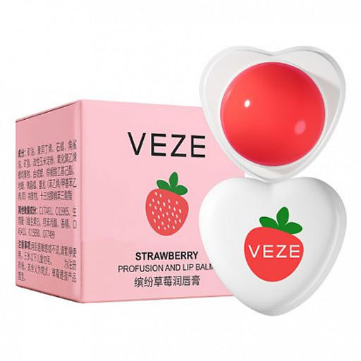 Veze Srawberry Profusion and Lip balm - Бальзам для губ с экстрактом клубники, 5,8г