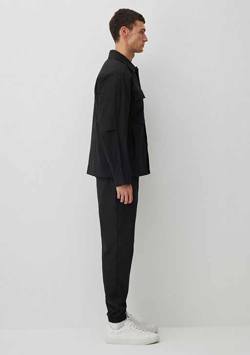 Cep Detayl? Siyah Ceket - Mavi фото 5