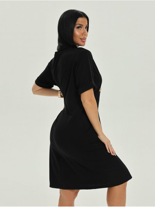 Туника Полоски черный - София фото 7