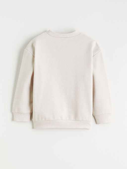 Bask?l? Erkek ?ocuk Sweatshirt