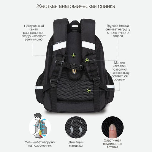 RAz-286-1 Рюкзак школьный с обвесом