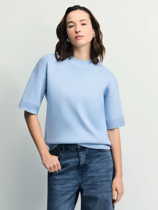 Джемпер из вискозы с рукавом 3/4 / Zarina