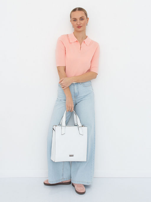 Сумка 91147-1 white Velina Fabbiana-Safenta