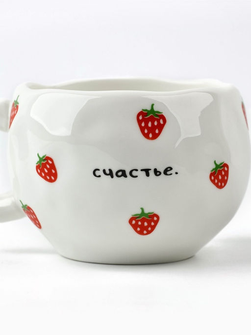 Чайная пара Клубничка, 300 мл