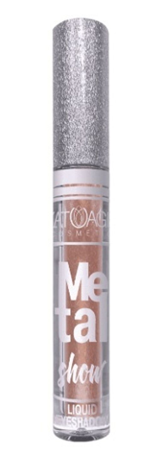 Latuage Тени для век жидкие "Metal show" №713 медно золотой