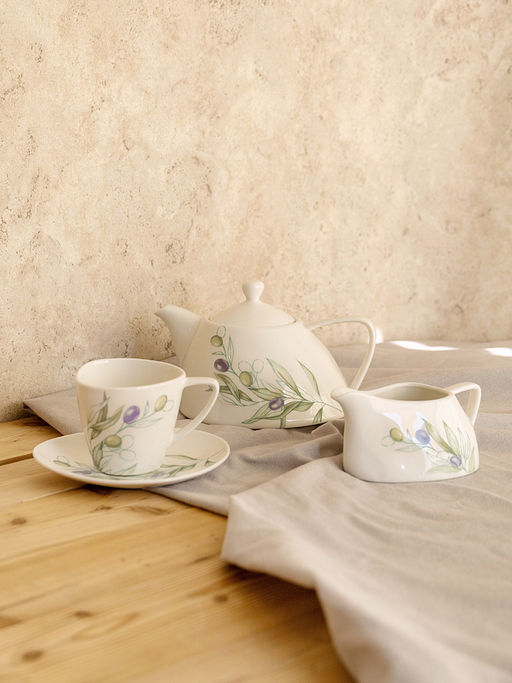 Молочник 300мл белый фарфор - Lucky фото 5