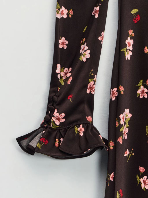 Платье миди с цветочным принтом / Zarina