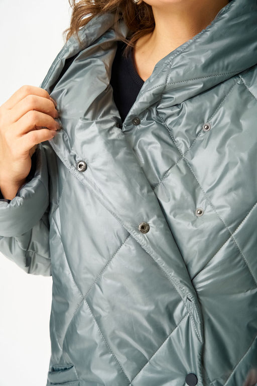 Пальто Anastasia Mak 1055-1 мох фото 6