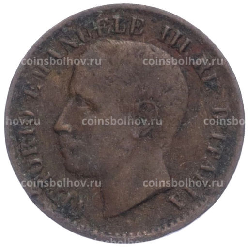 Монета 1 чентезимо 1905 года Италия