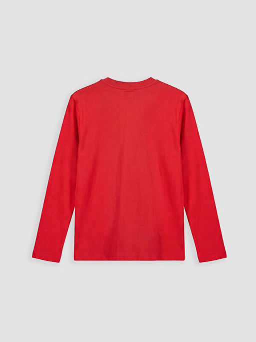 Bisiklet Yaka Uzun Kollu Erkek ?ocuk Ti??rt