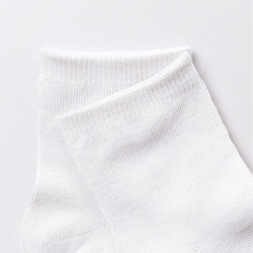 Цена за 2 шт. Носки детские, белые, однотонные, размер 12-14
