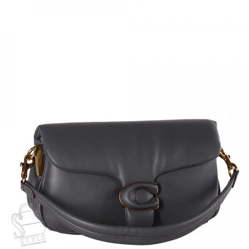 Сумка женская кожаная 86215 d.gray Polina&Eiterou/30(дефект)