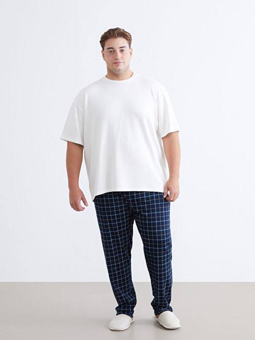 Standart Kal?p Ekose Erkek Pijama Alt