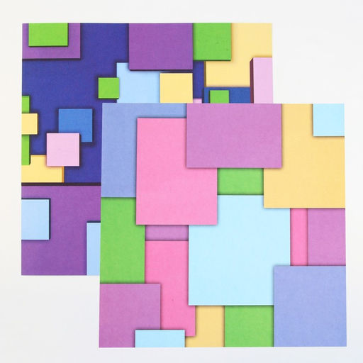 Бумага для скрапбукинга «Яркая геометрия», 12 листов, 30.5×30.5 см, 180 г/м²