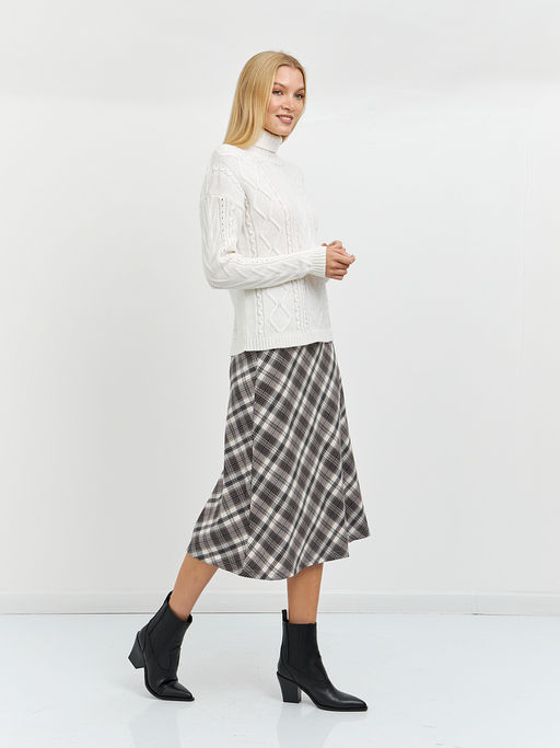 водолазка женская со спущенной линией плеча и с косами - Glenfield фото 2