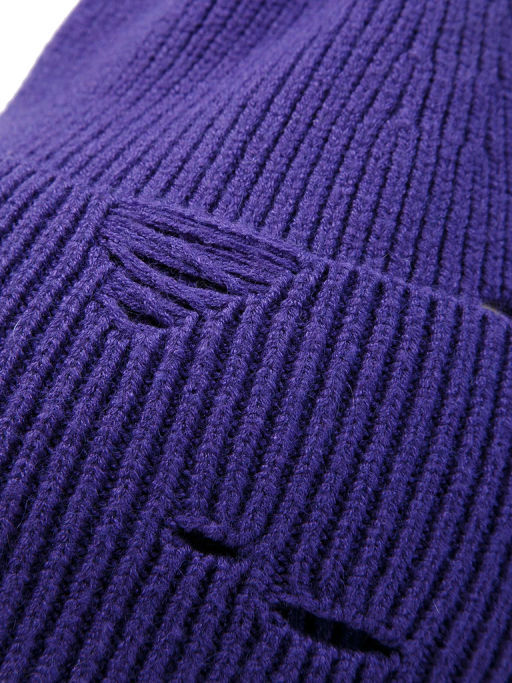 Шапка жен. каш+шерсть+виск LB-N88055 violet - Labbra фото 2