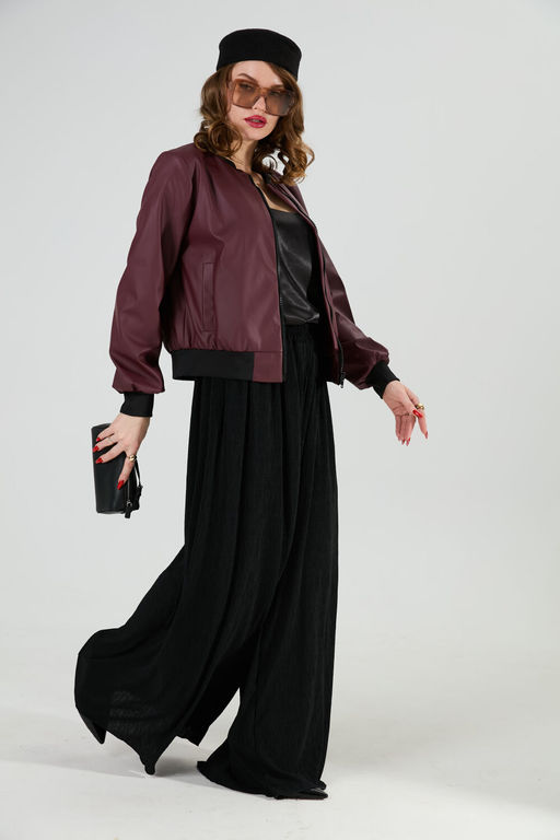 Бомбер NIKVA н435-1 бордо