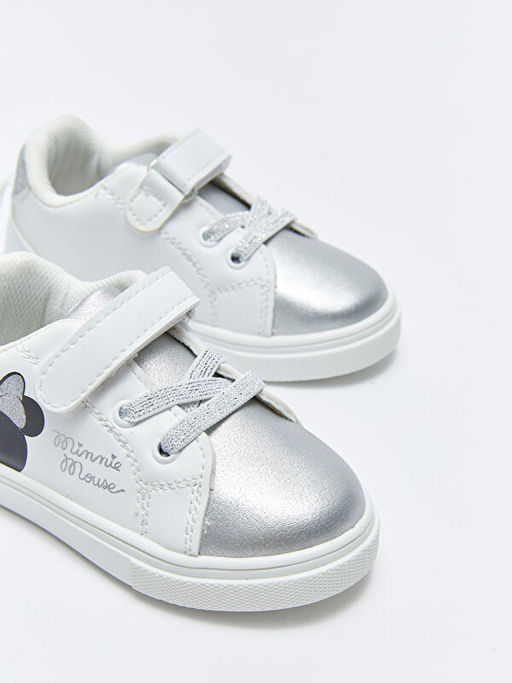 Minnie Mouse Lisansl? C?rt C?rt ve Ba?c?kl? K?z Bebek Spor Ayakkab? - Waikiki фото 3
