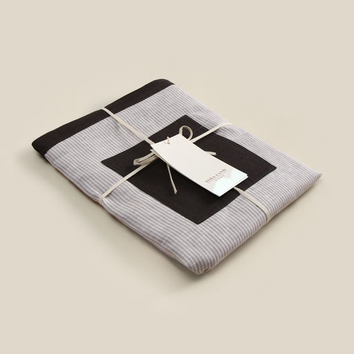 Сумка изо льна двухсторонняя SL HOME Linear bag, 67?35 см
