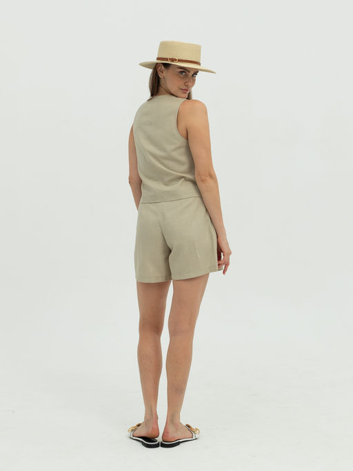 Шорты ЛЕН с ХЛОПКОМ