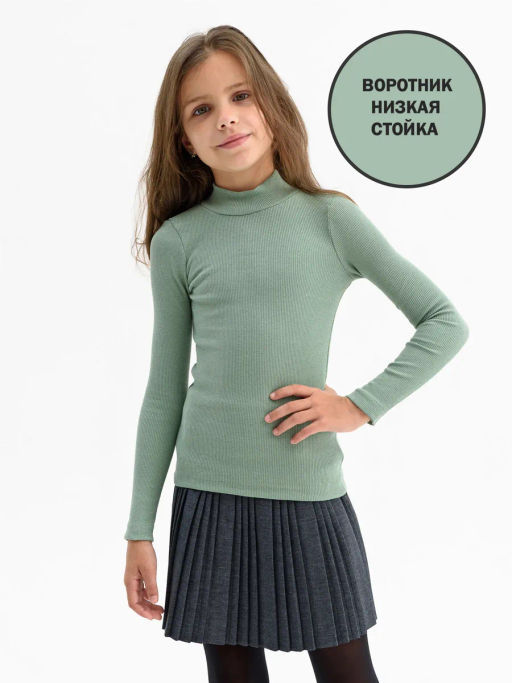 Водолазка кашкорсе Хлопок 95% (стойка) - Оптима фото 44