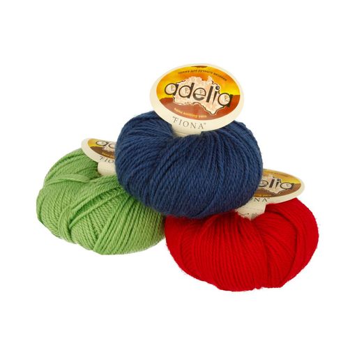 Пряжа ADELIA FIONA 50% шерсть, 50% акрил 10 шт. х 50 г 90 м  3 м