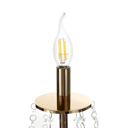 Торшер 2456/7 E14 40Вт золото 58х58х100-156 см