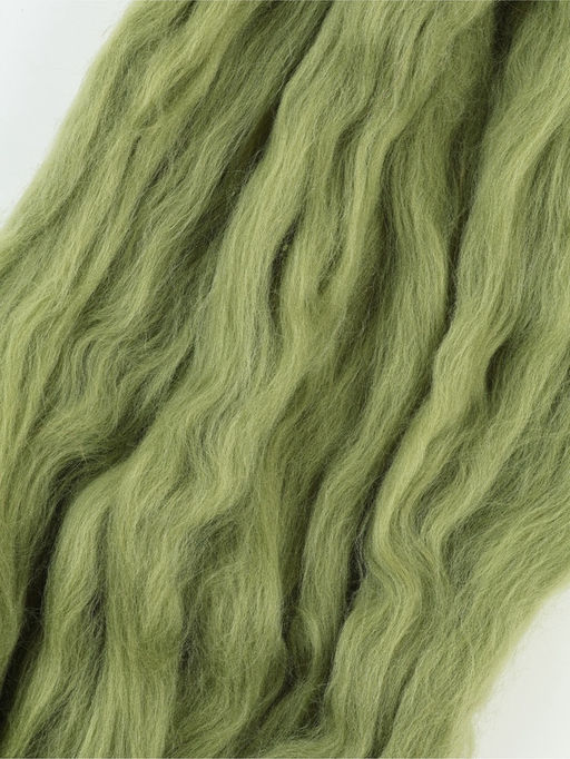 Волокно для валяния Валяшка LG_Wool Fine тонкая шерсть 100%  Фисташка (345)