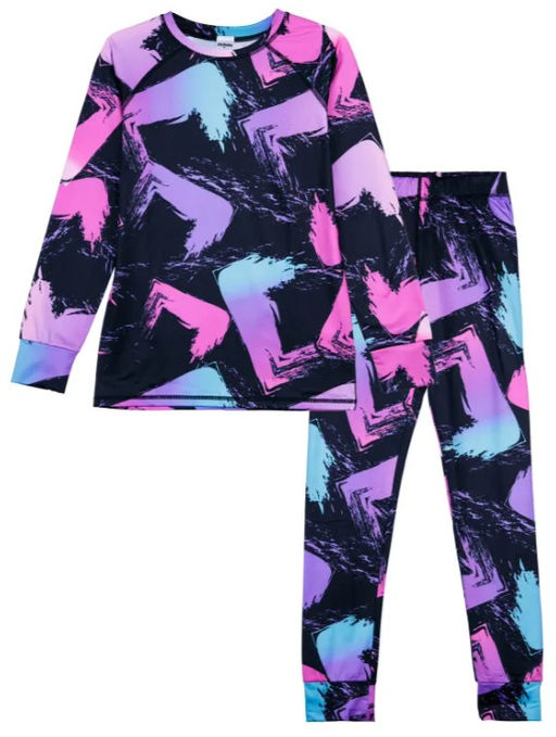 32321143 Термокомплект для девочек: брюки, толстовка