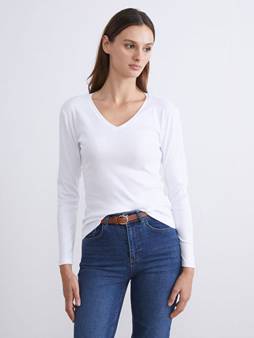 V Yaka Uzun Kollu Kad?n Ti??rt