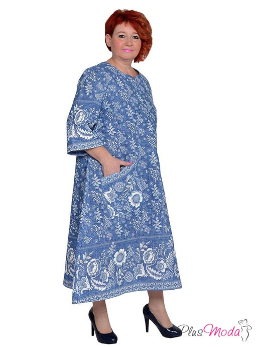Платье Модель №1881 размеры 44-84 - Plusmoda фото 4