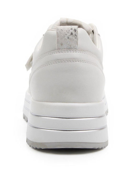 03-A1012-9A WHITE Кроссовки женские (натуральная кожа)