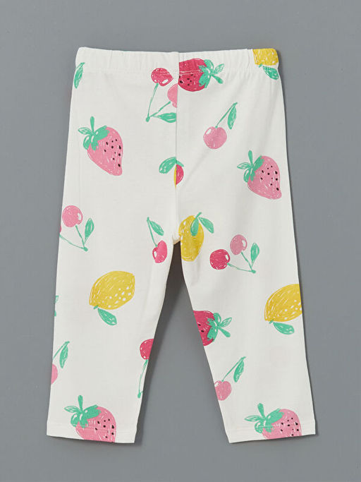 Beli Lastikli Bask?l? K?z Bebek Tayt - Waikiki фото 4