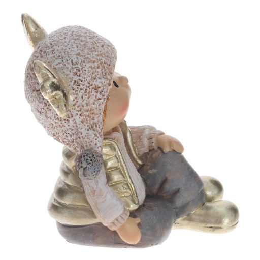 Фигурка декоративная "Мальчик/Девочка", L5,5 W6 H6,5 см, 2в.