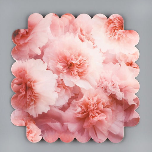 Цена за 5 шт. Коробка кондитерская, сундук, упаковка, Нежные цветы, 14?14?18 см