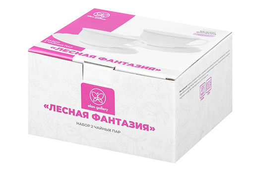 Чайная пара 4 пр. 300 мл 13,5*11*7 см Лесная фантазия, фарфор - Elan gallery фото 9