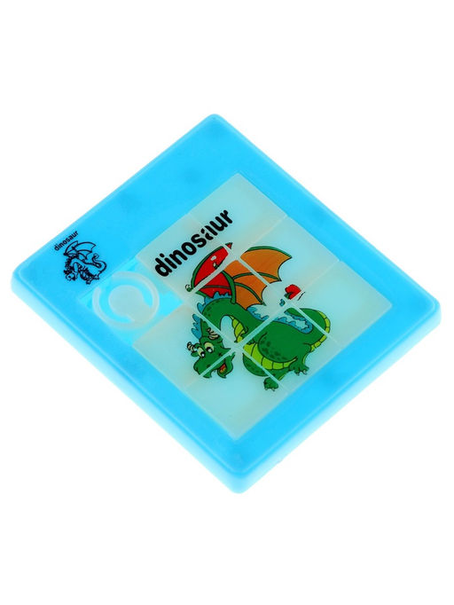 Цена за 3 шт. Головоломка - пятнашки «Животные», МИКС