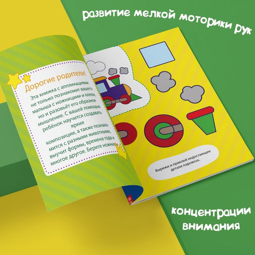 Книги - аппликации Первые аппликации, набор 6 шт. по 20 стр. - Буква-Ленд фото 7