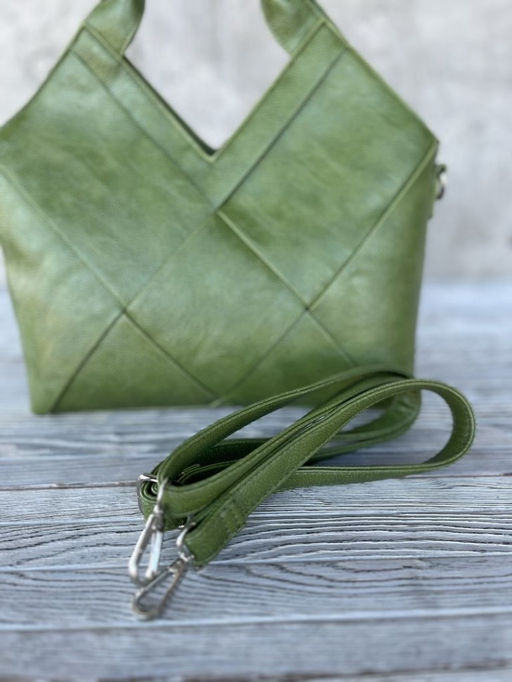 Женская сумка из эко кожи 0025 Светло-Зеленый - Sergio valentini фото 6