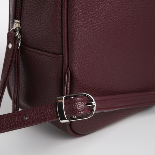 Рюкзак женский городской TEXTURA, цвет бордовый  фото 5