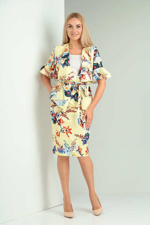 Костюм Gamma & Gracia 545 желтый цветы  фото 6