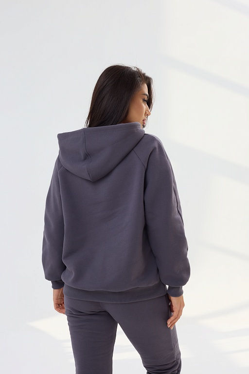 Костюм женский из Футера с начесом Графит Рост 160-175 см - Амавес-текстиль фото 5